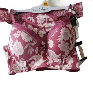 BRAND NEW FRENCH AFFAIR  PINK ,PUSH-UP BRA SET